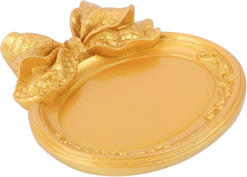 Golden Vintage Decorative Ornament Retro Desk Decor Fine Craftsmanship Polished Finish - Image 1